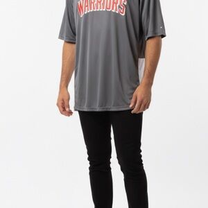 #303: Stitches Gray Warriors Short Sleeve Tee